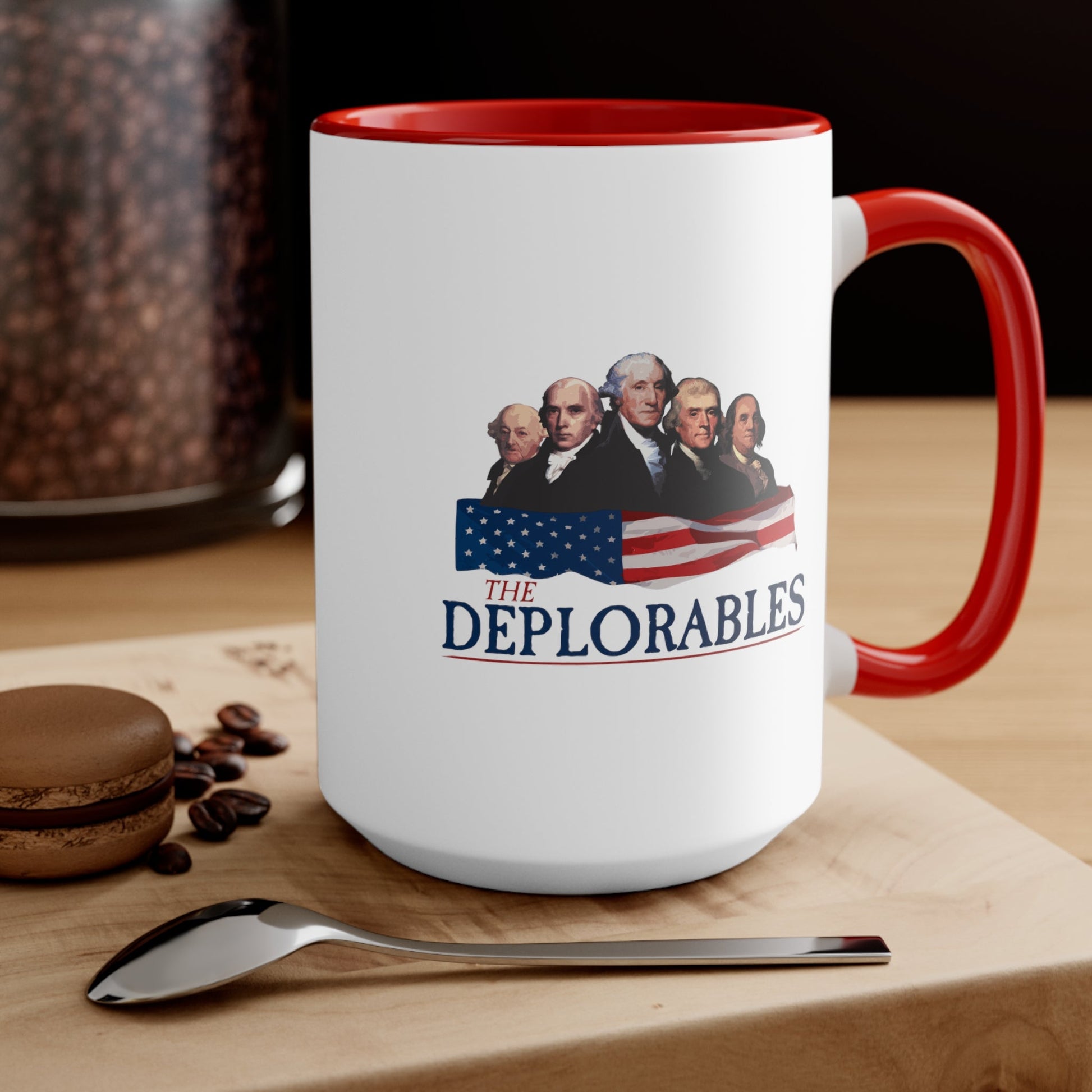 Deplorable Founding Fathers Mug (2 sizes, 2 colors) - PatriotDepot.com
