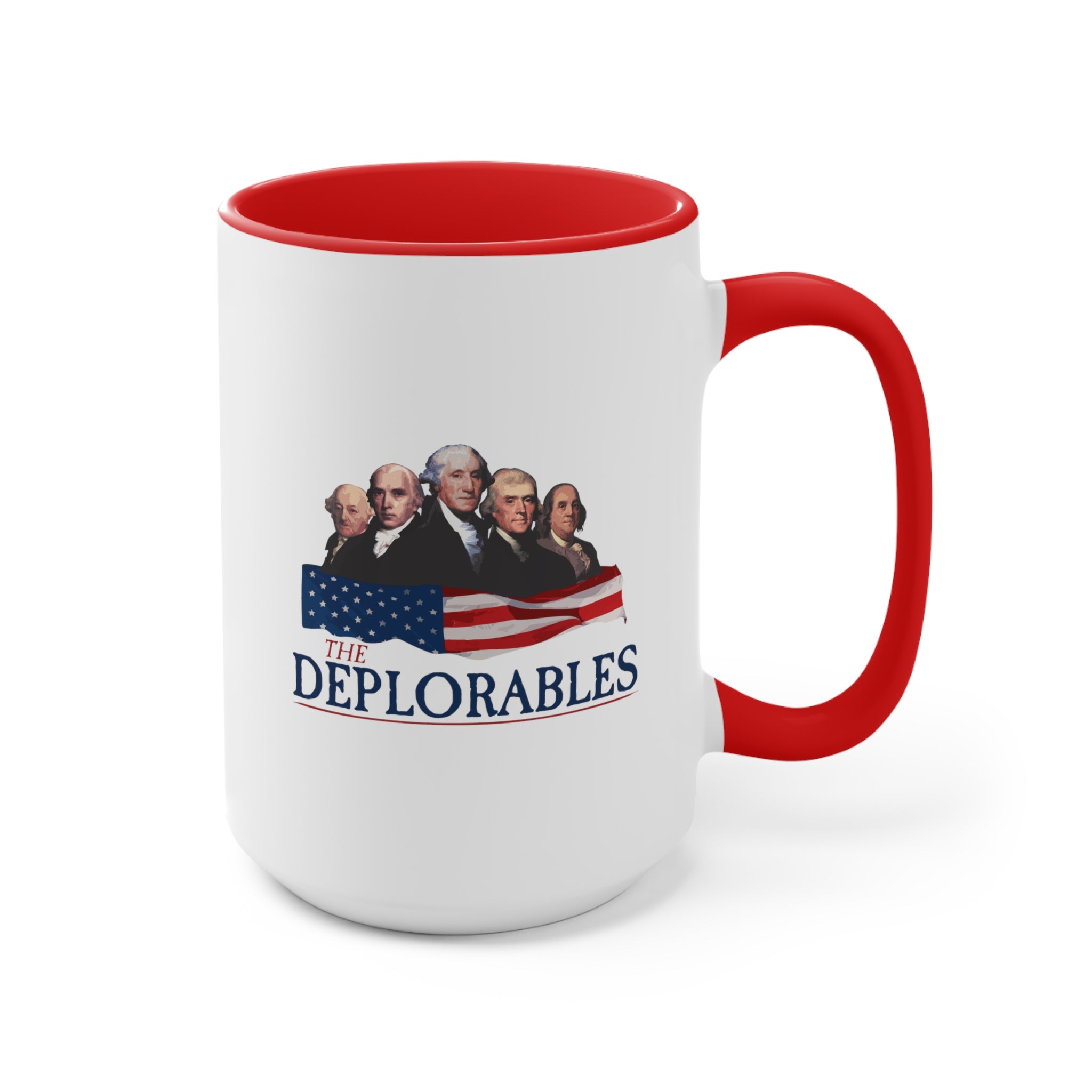 Deplorable Founding Fathers Mug (2 sizes, 2 colors) - PatriotDepot.com