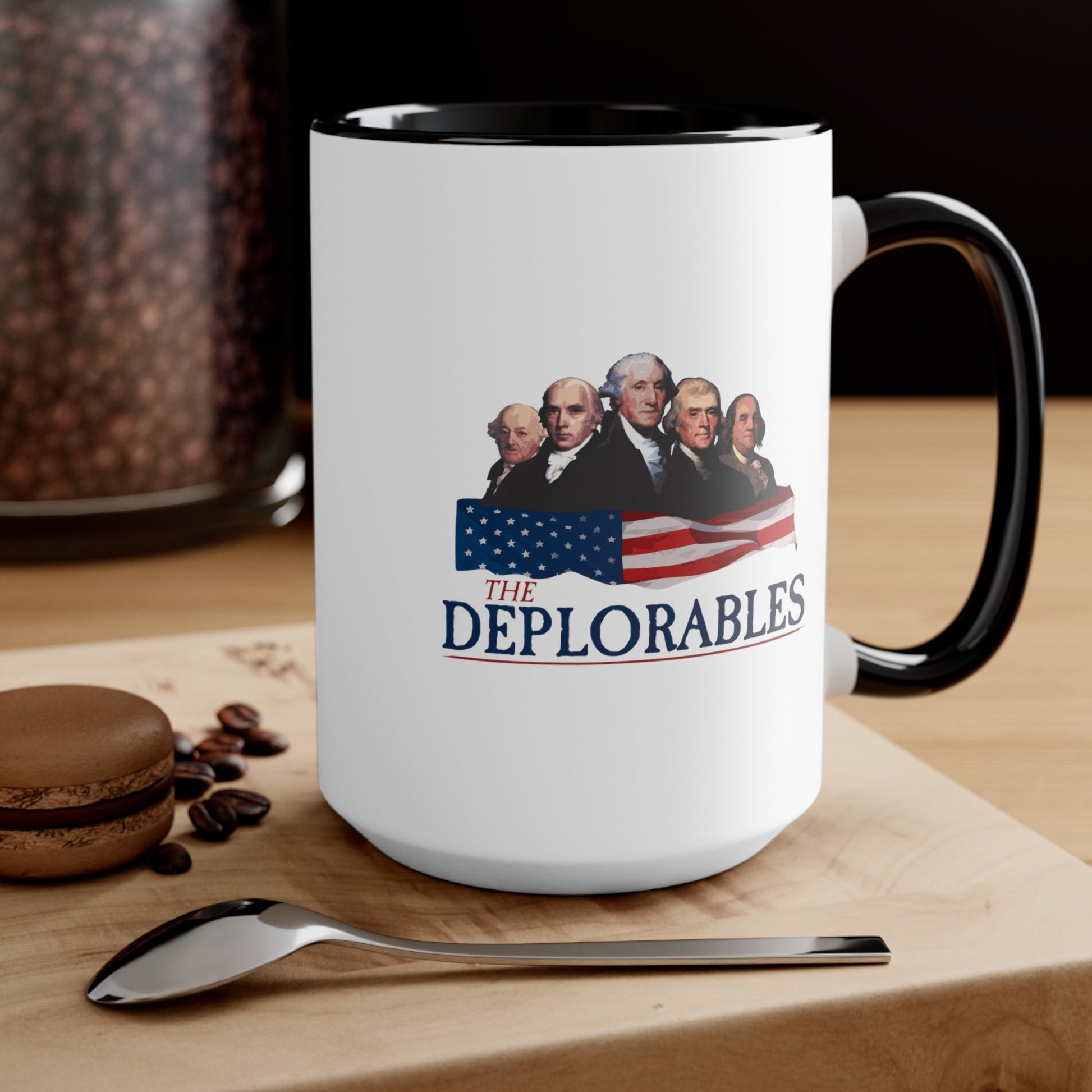 Deplorable Founding Fathers Mug (2 sizes, 2 colors) - PatriotDepot.com