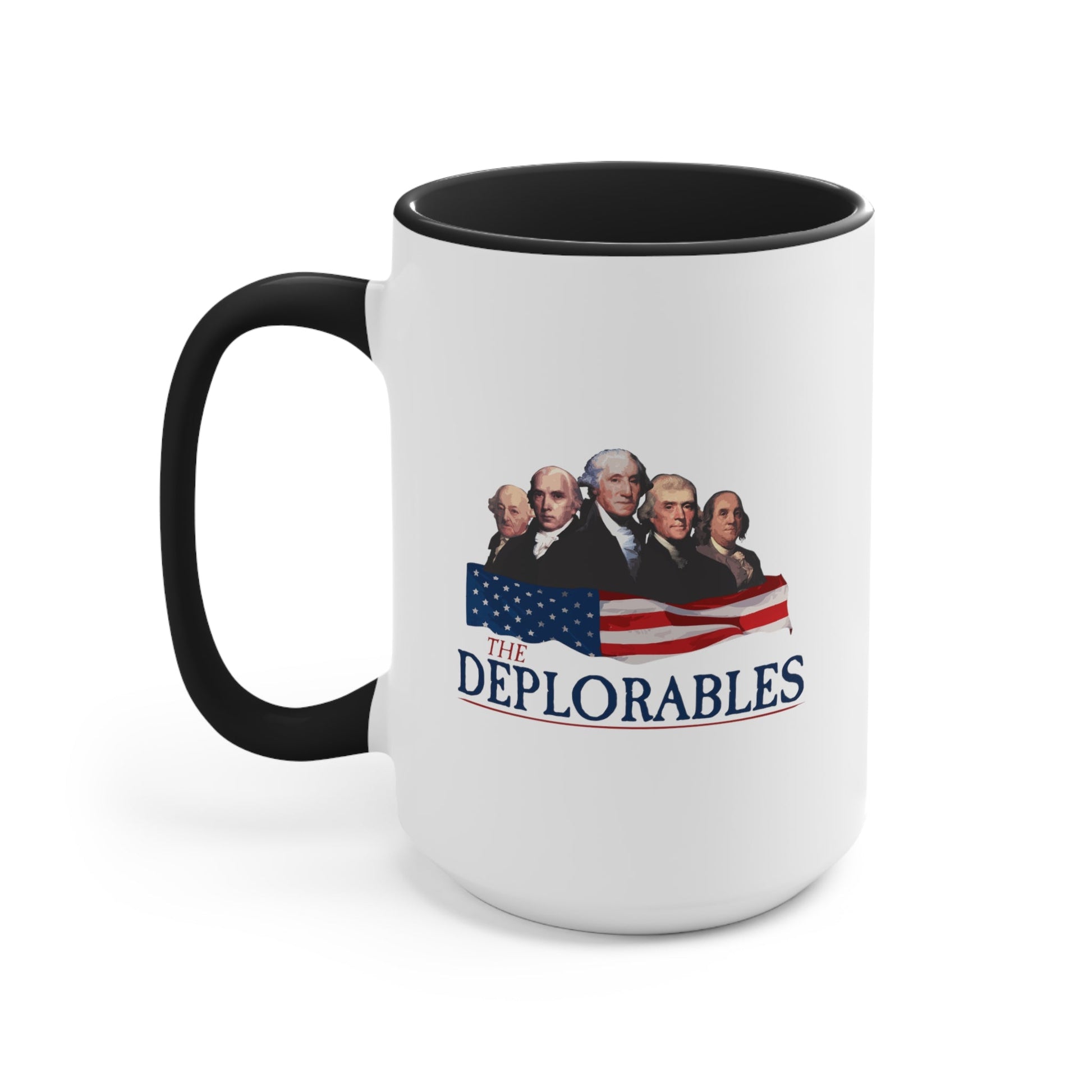 Deplorable Founding Fathers Mug (2 sizes, 2 colors) - PatriotDepot.com