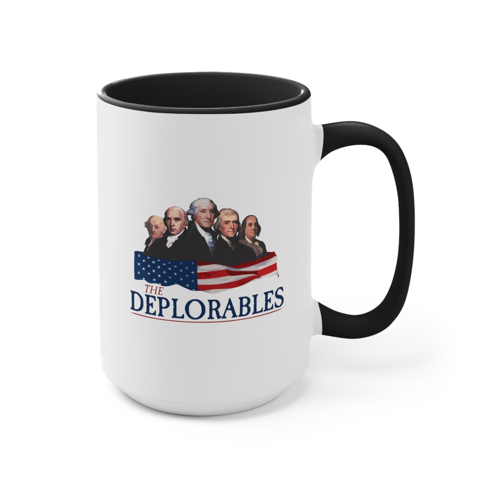 Deplorable Founding Fathers Mug (2 sizes, 2 colors) - PatriotDepot.com