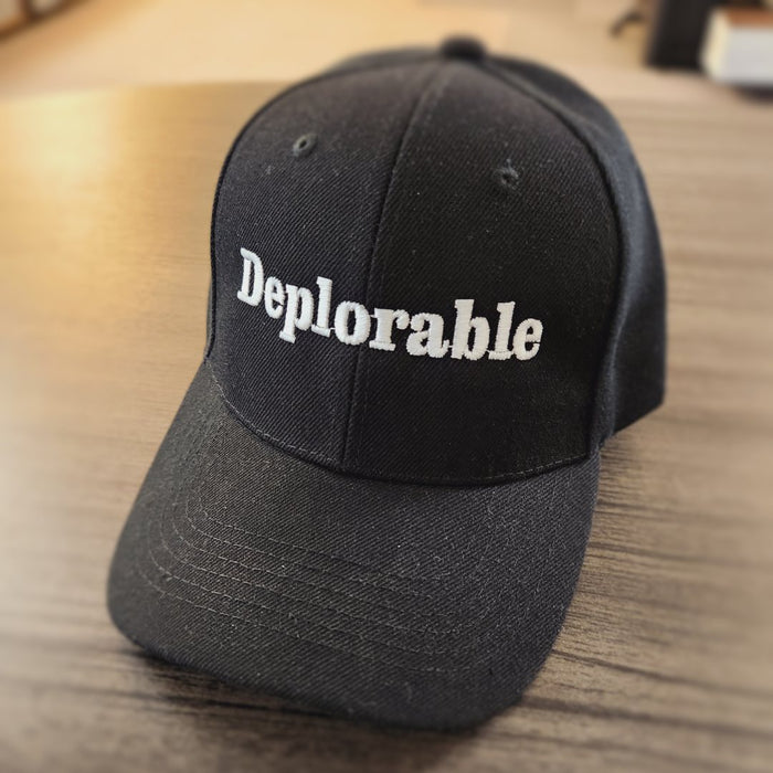 Deplorable Custom Embroidered Hat (Black)
