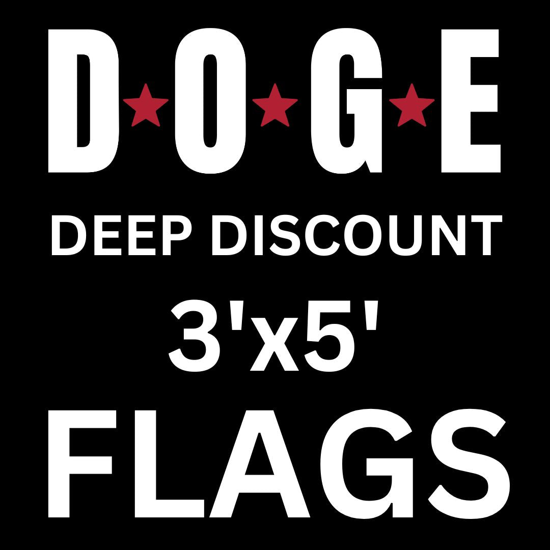 DOGE Deep Discount Flags - PatriotDepot.com