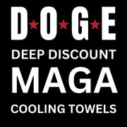 DOGE Deep Discount MAGA Cooling Towel (12 Pack Bundle) - PatriotDepot.com