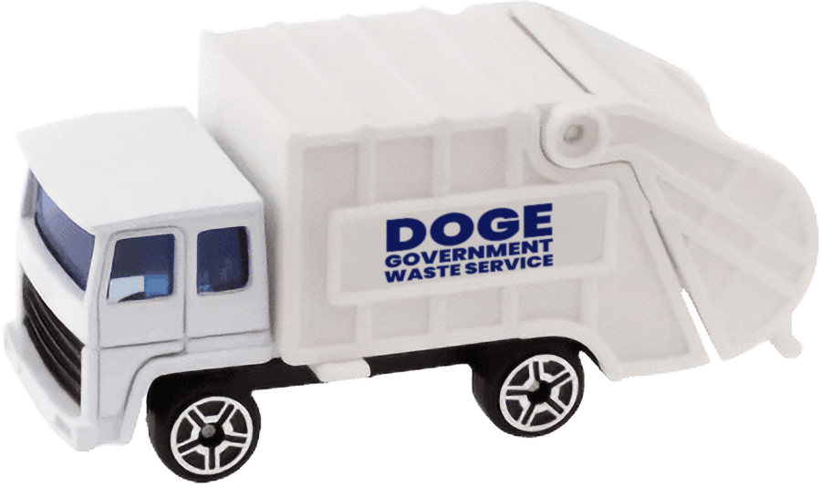 DOGE: Government Waste Services Garbage Truck - 3555 - PatriotDepot.com