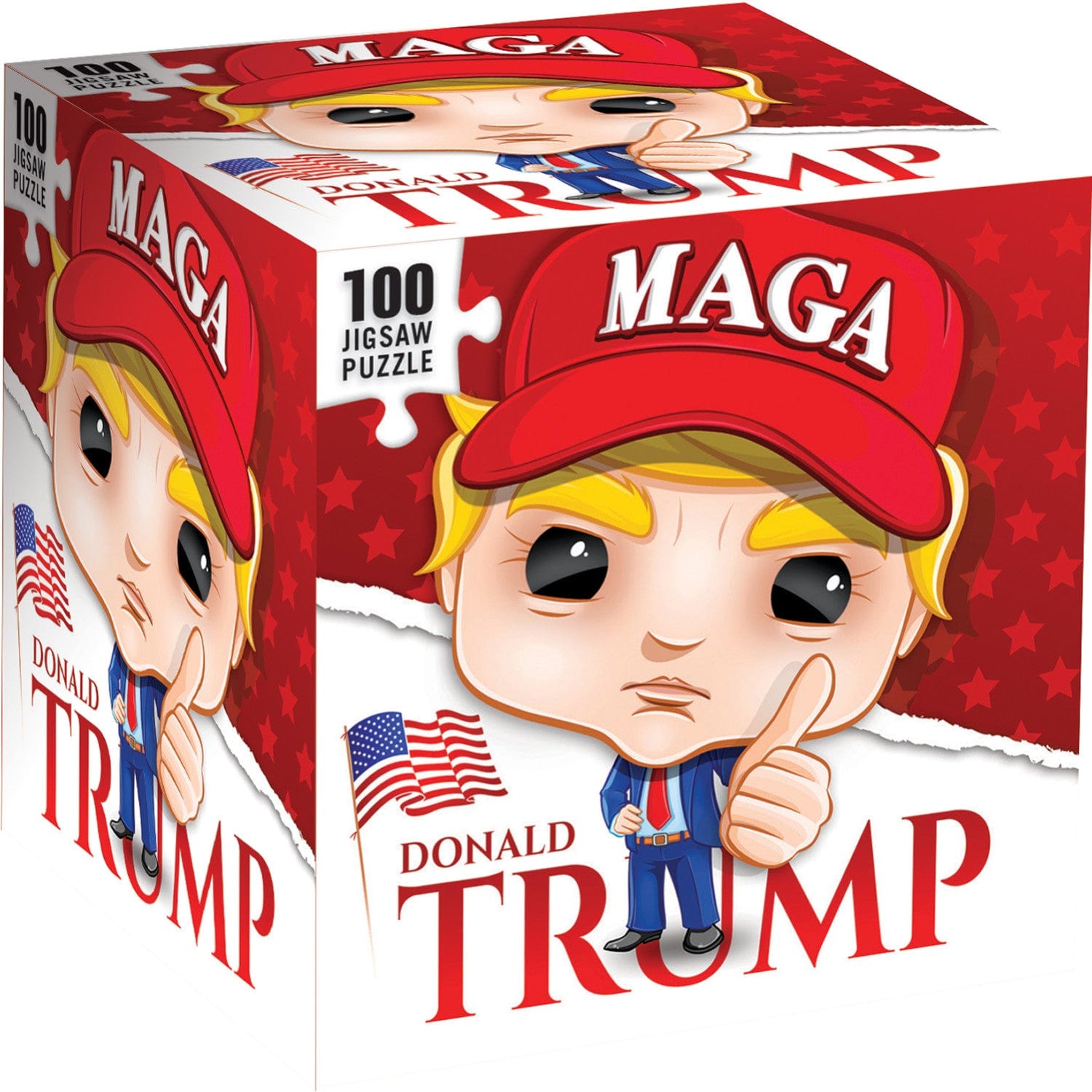 Donald Trump 100 Piece Jigsaw Puzzle - PatriotDepot.com