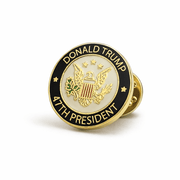 Donald Trump 47th President Enamel Lapel Pin - PatriotDepot.com