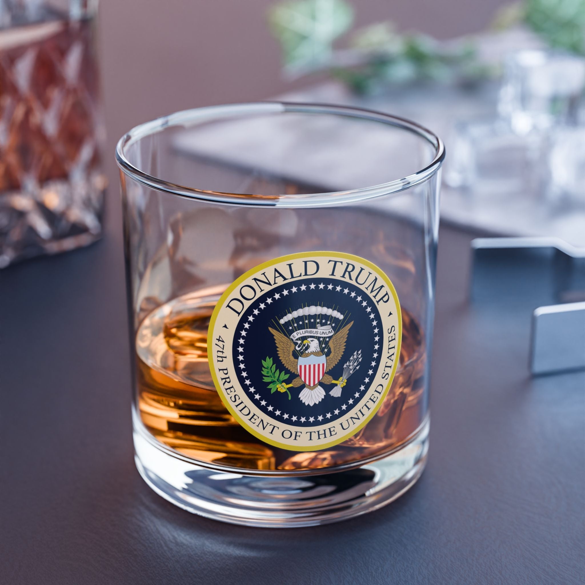 Donald Trump 47th President of the United States Glass - PatriotDepot.com