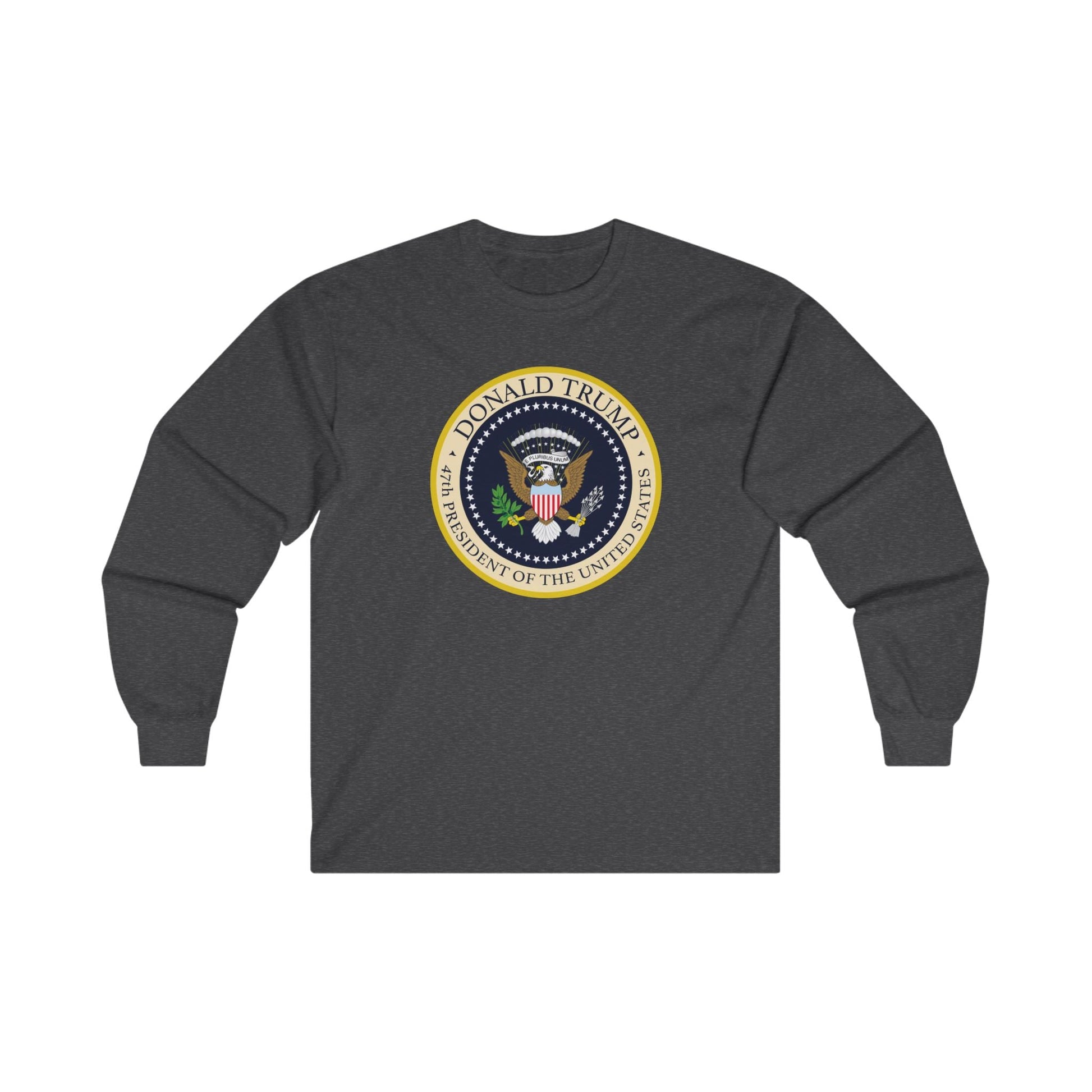 Donald Trump 47th President of the United States Long - Sleeve Shirt - PatriotDepot.com