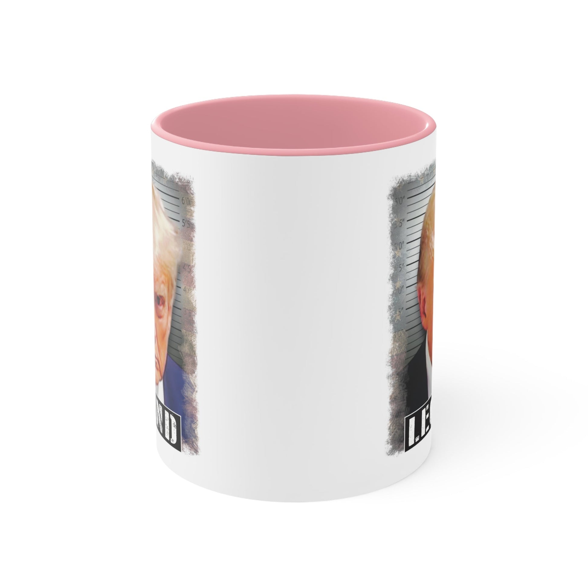 Donald Trump Mugshot Legend Mug (2 Sizes, 3 Colors) - PatriotDepot.com
