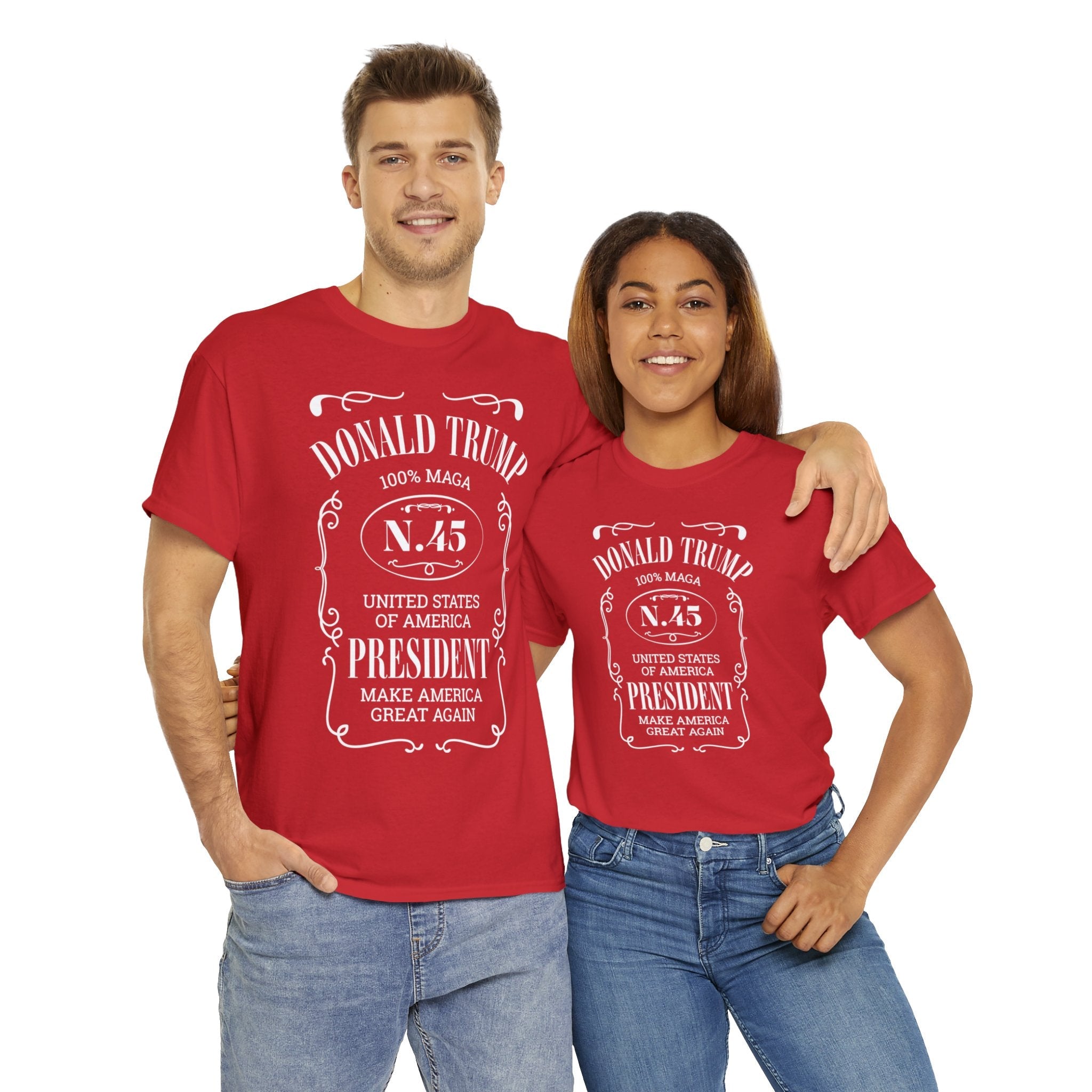 Donald Trump N.45 MAGA Unisex T-Shirt - PatriotDepot.com