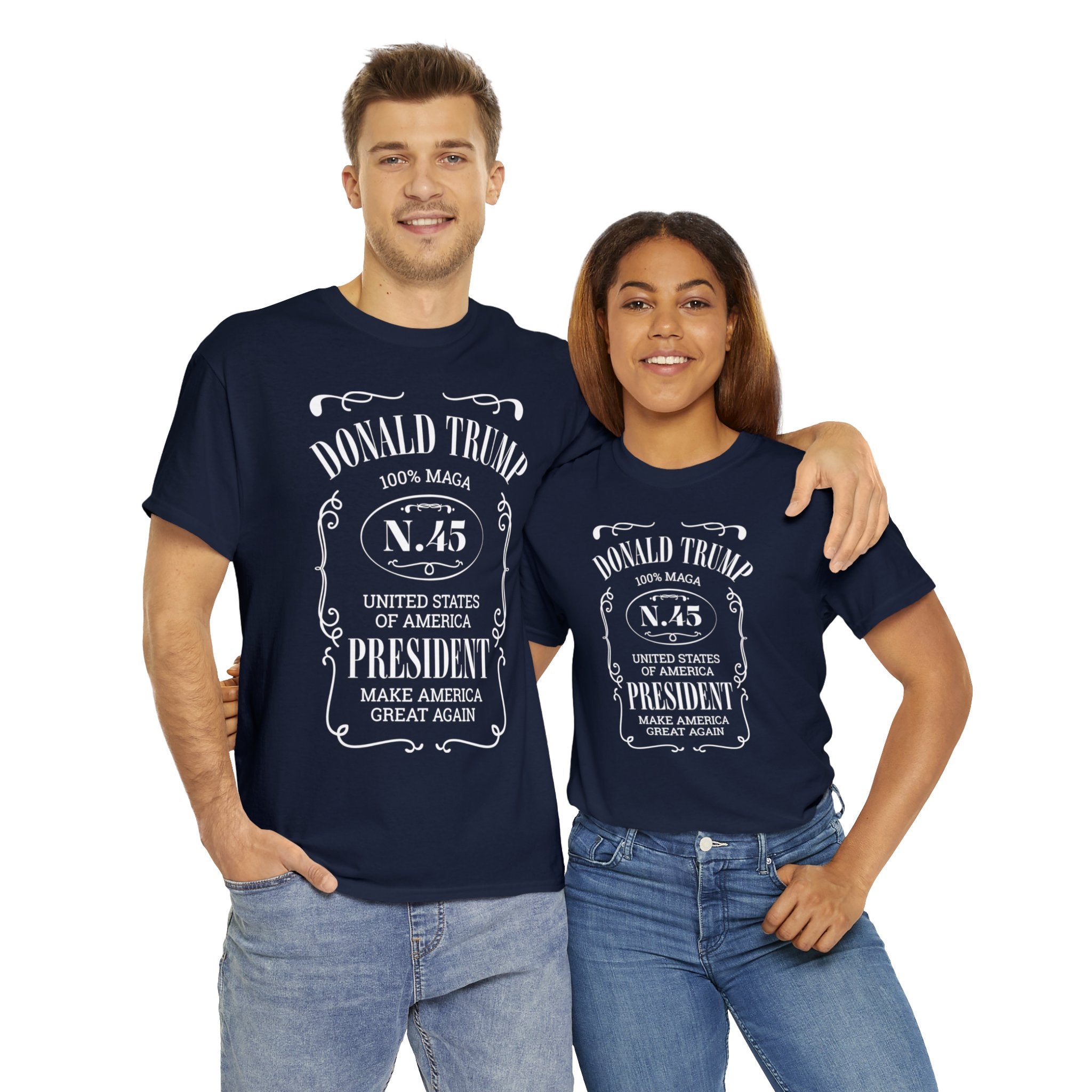 Donald Trump N.45 MAGA Unisex T-Shirt - PatriotDepot.com