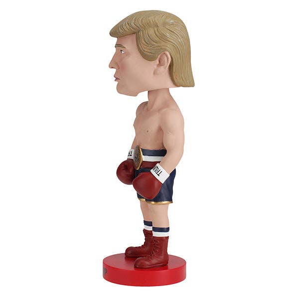Donald Trump “Never Surrender” Boxer Collectible Bobblehead - PatriotDepot.com