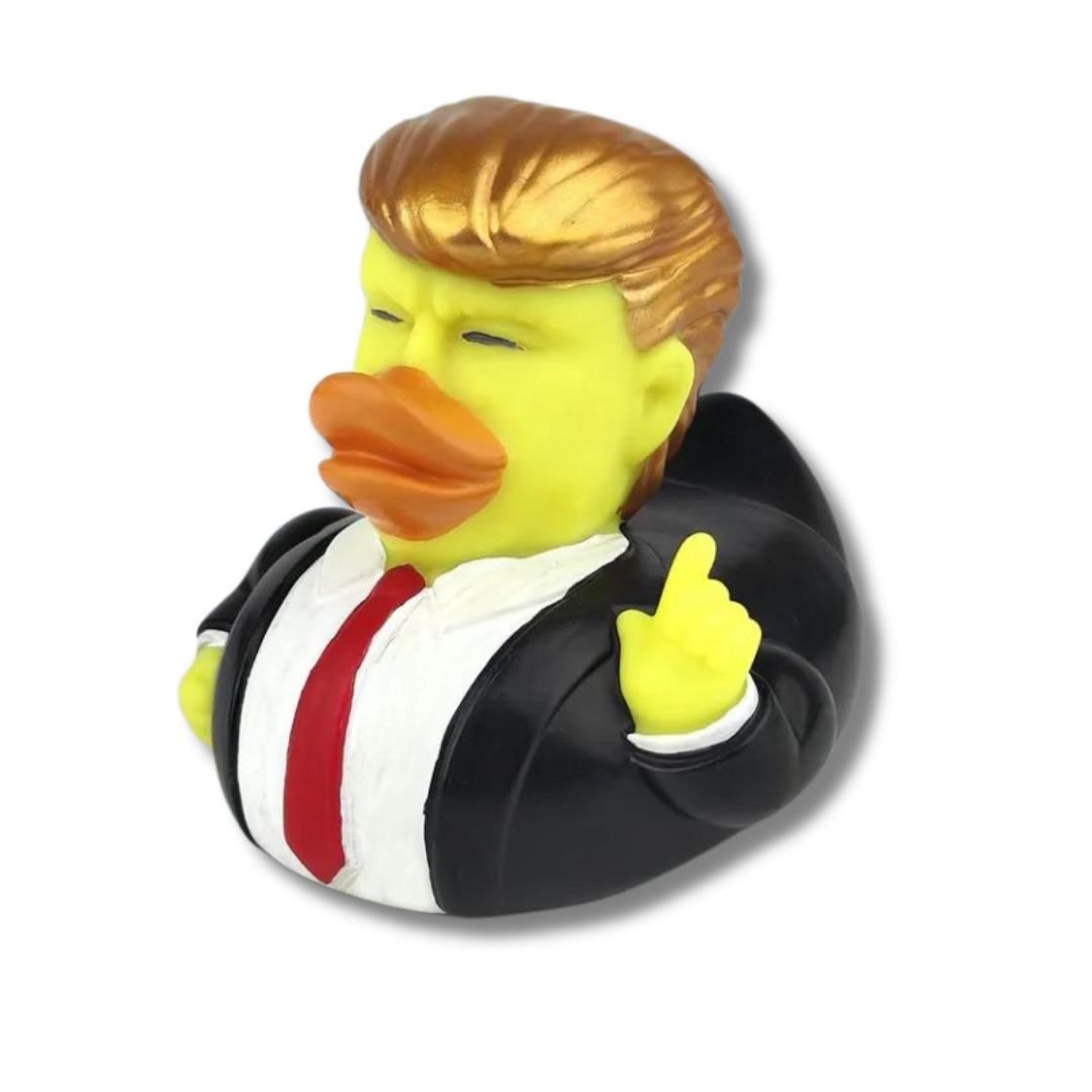 Donald Trump Rubber Duck with Gold Hair - PatriotDepot.com