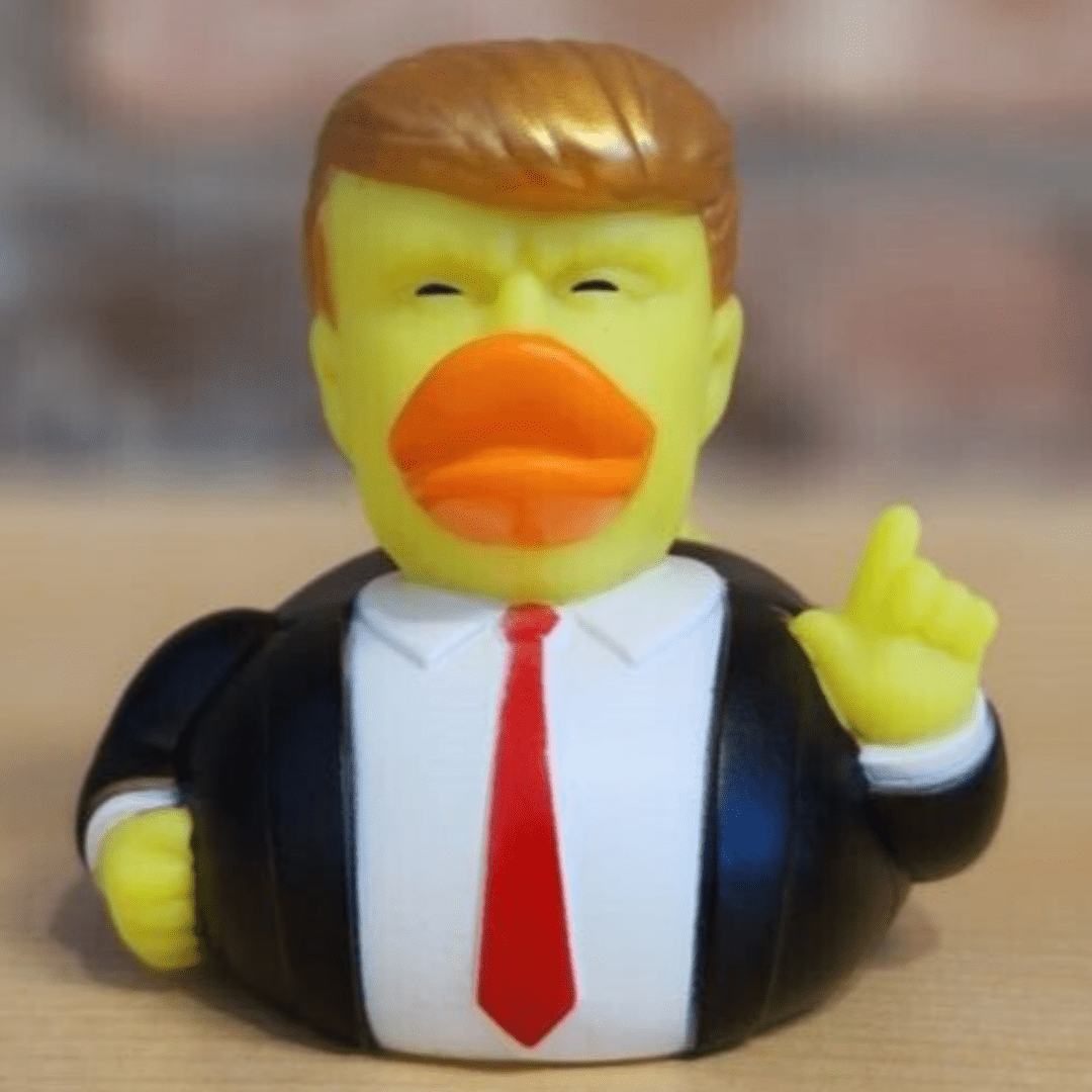 Donald Trump Rubber Duck with Gold Hair - PatriotDepot.com