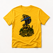 Don't Flock On Me Gadsden T-Shirt | Patriotic Rattlesnake Graphic Tee | 2A Statement Shirt - PatriotDepot.com