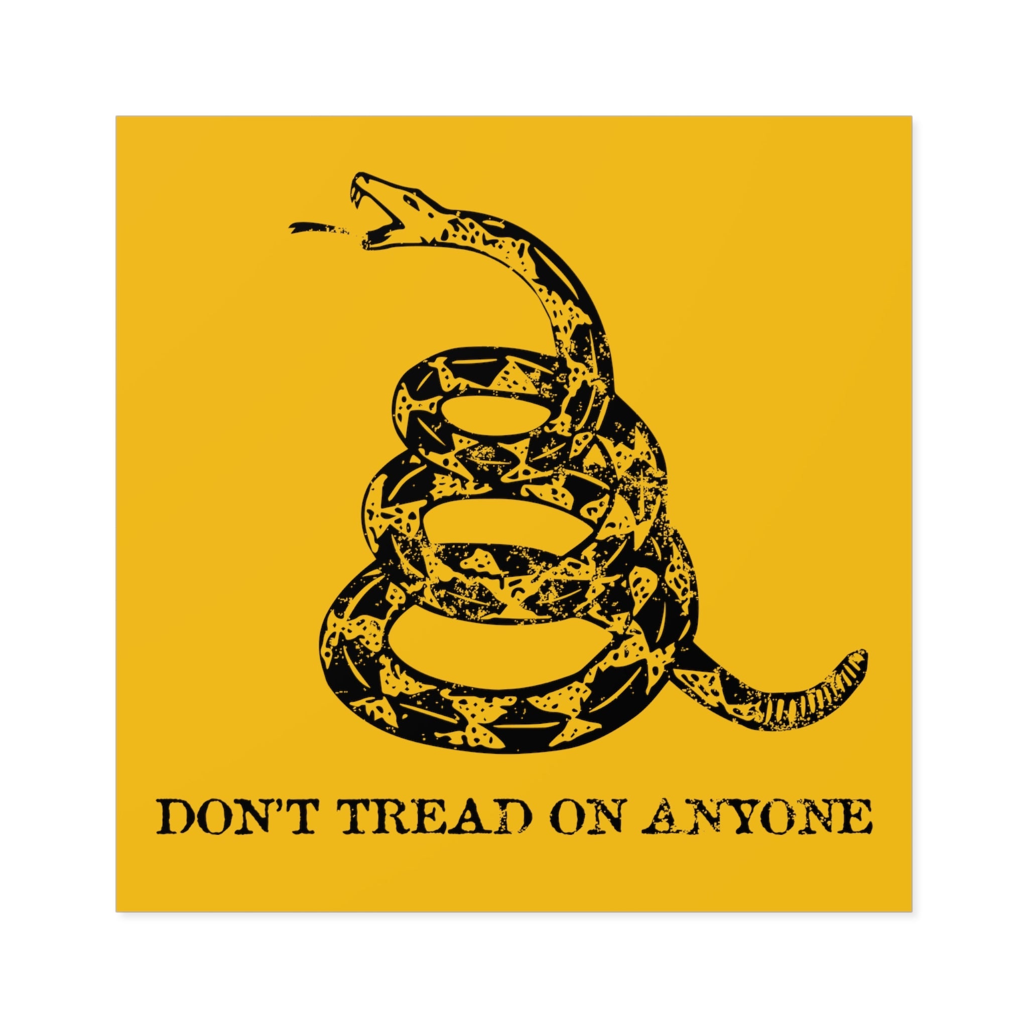 Don't Tread On Anyone Sticker (Indoor\Outdoor) - PatriotDepot.com