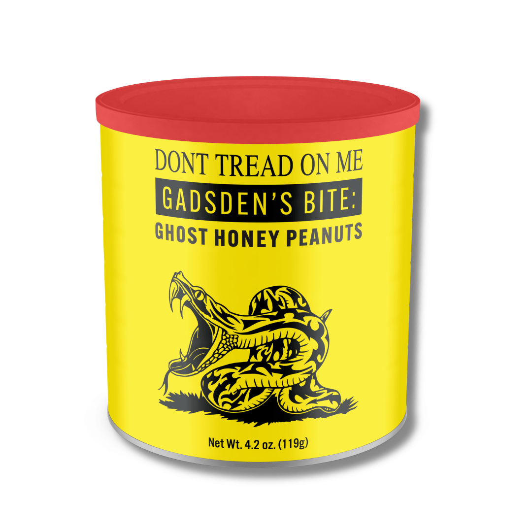 Don't Tread on Me Gadsdens Bite Ghost Honey Peanuts - PatriotDepot.com