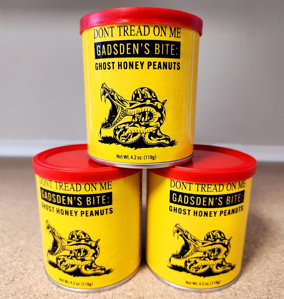 Don't Tread on Me Gadsdens Bite Ghost Honey Peanuts - PatriotDepot.com