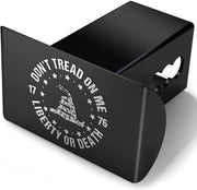 Don't Tread On Me Metal Trailer Hitch Cover - PatriotDepot.com