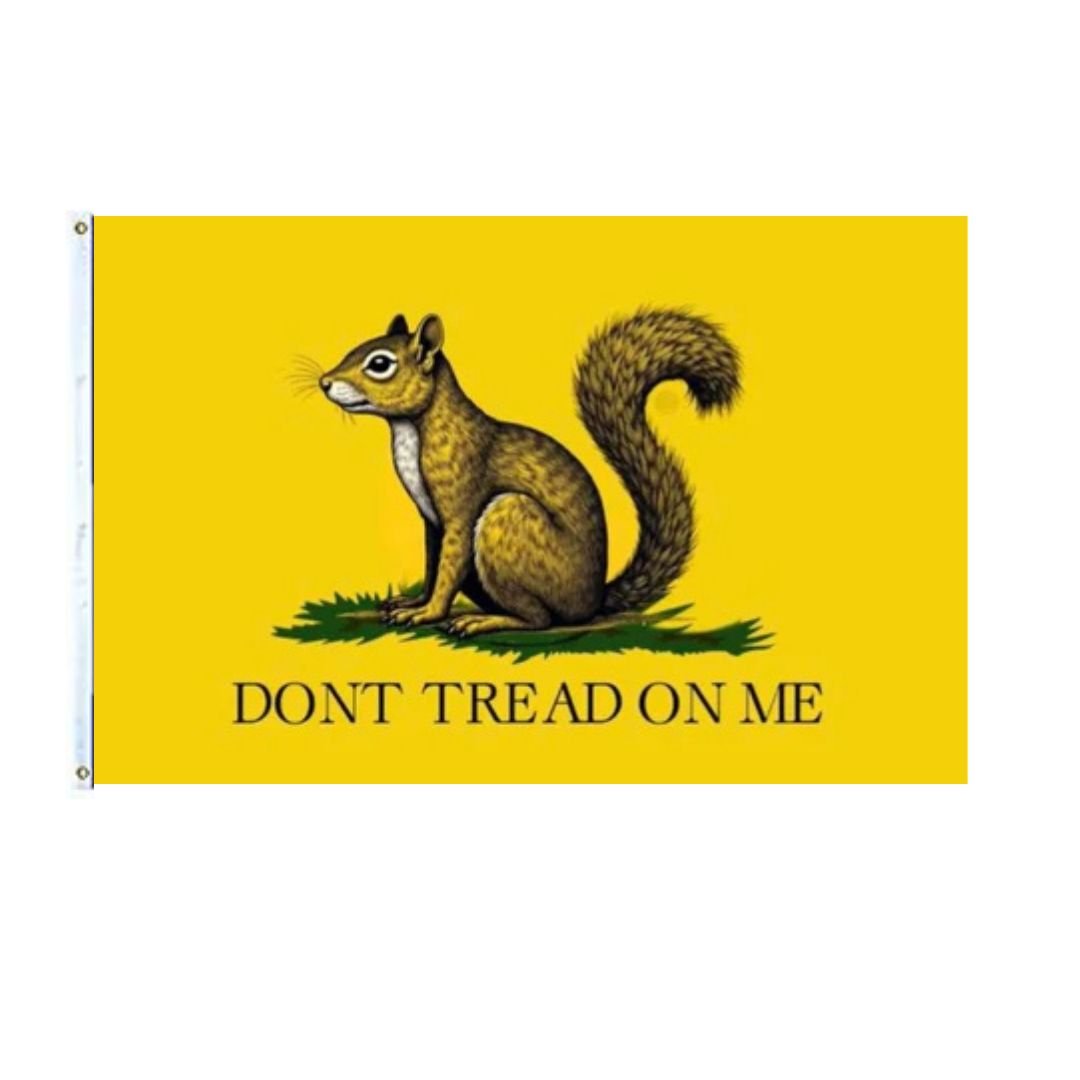Don't Tread on Me Squirrel Flag - PatriotDepot.com