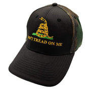 Don't Tread on Me Two - Tone Camo Embroidered Hat - PatriotDepot.com