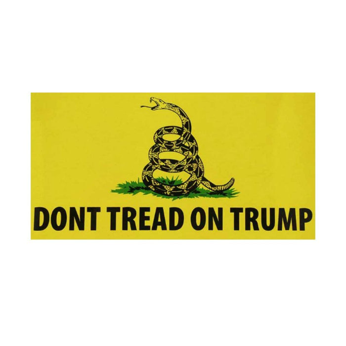 Don't Tread on Trump Gadsden Bumper Sticker