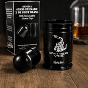 DTOM 40mm Grenade 2 oz. Shot Glass - Black (Replica) - PatriotDepot.com