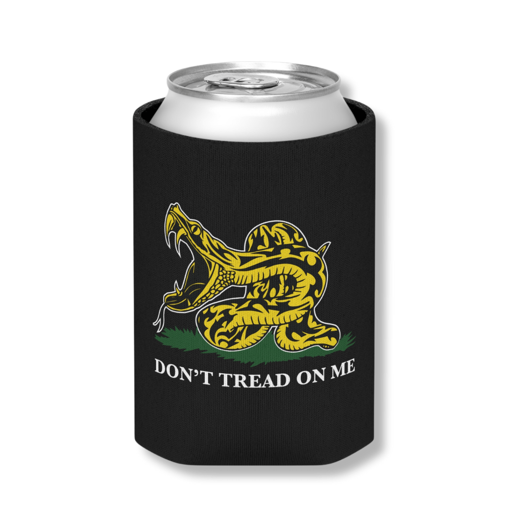 D.T.O.M. Gadsden Snake Can Cooler (Exclusive) - PatriotDepot.com