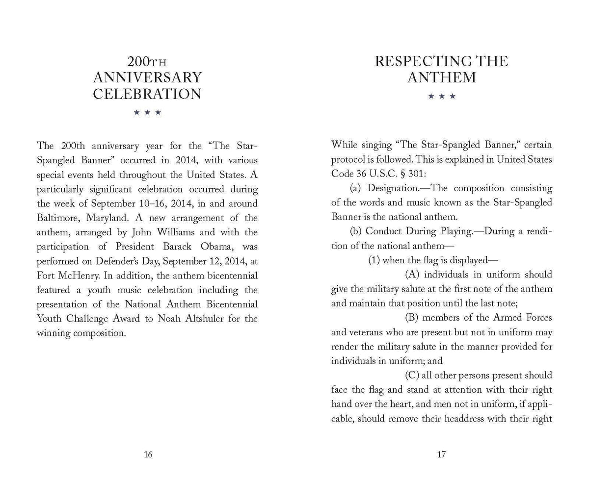 The Star-Spangled Banner Pocket Hardback Book