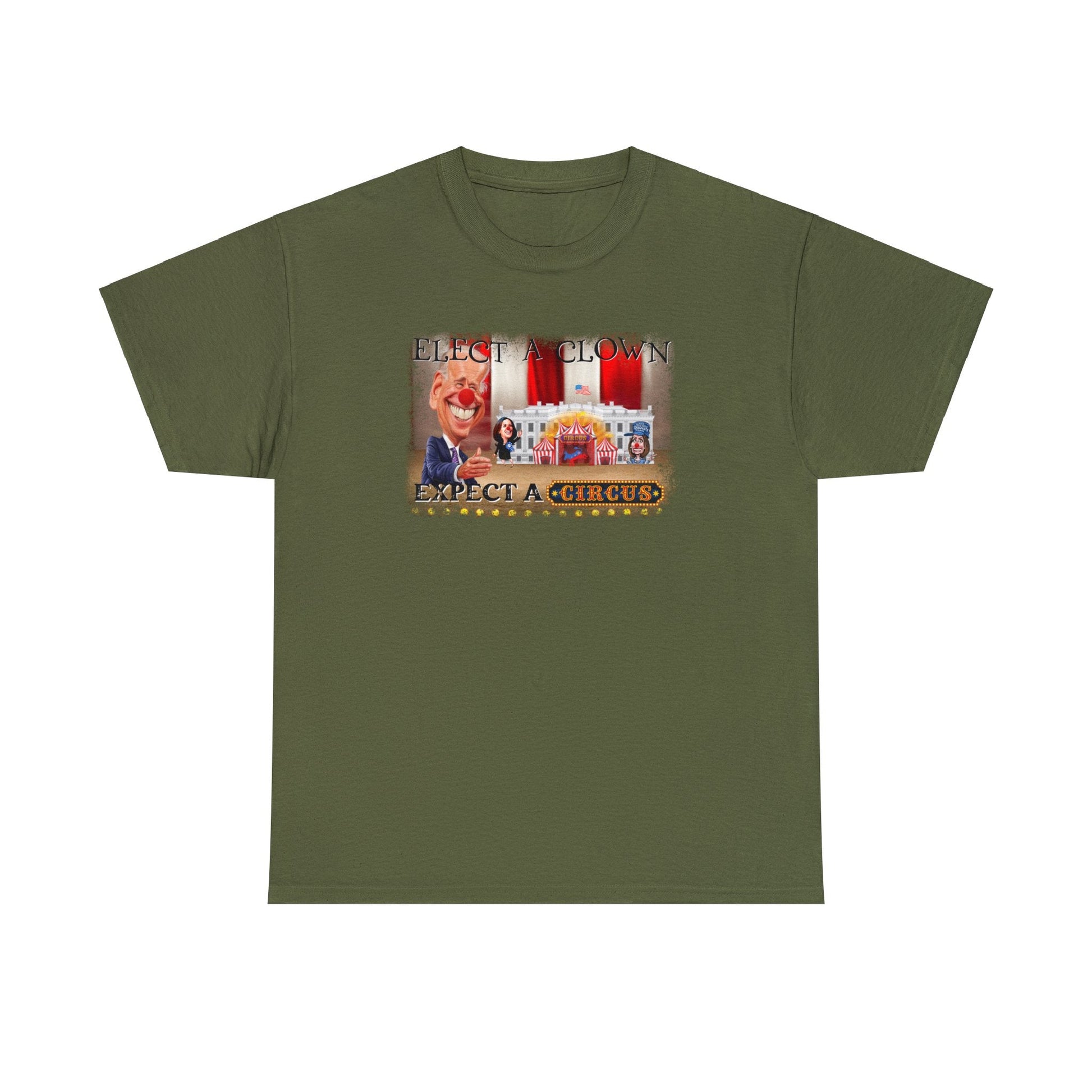 Elect a Clown. Expect a Circus Unisex T-Shirt - PatriotDepot.com
