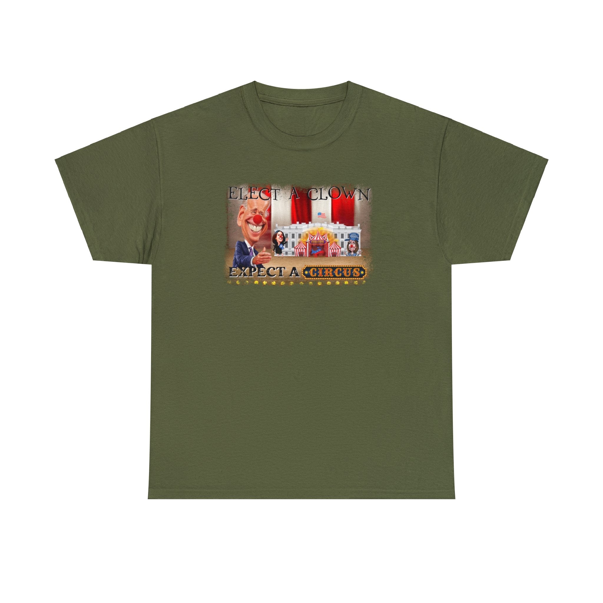 Elect a Clown. Expect a Circus Unisex T-Shirt - PatriotDepot.com