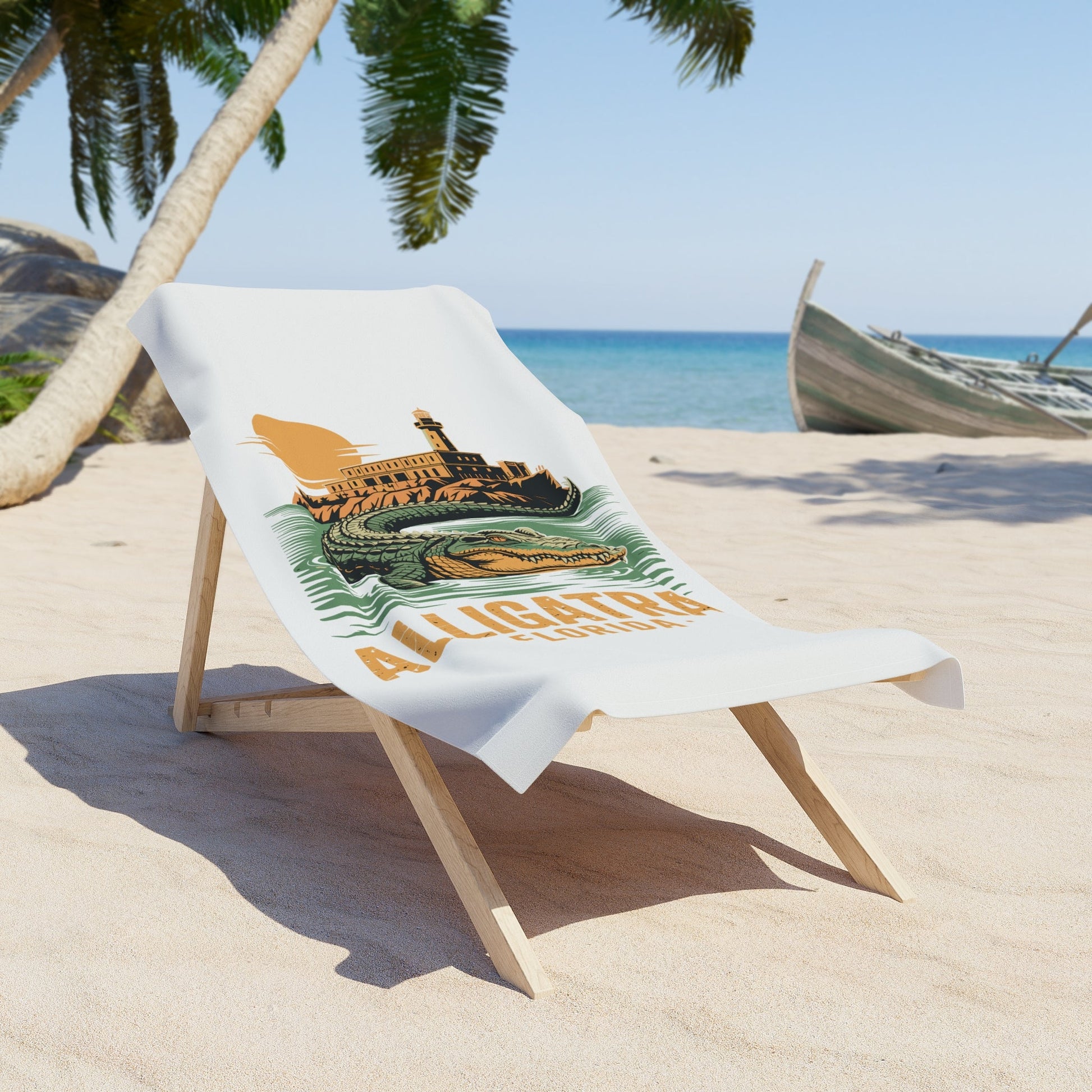 Exclusive: Alligatraz Florida Beach Towel - PatriotDepot.com