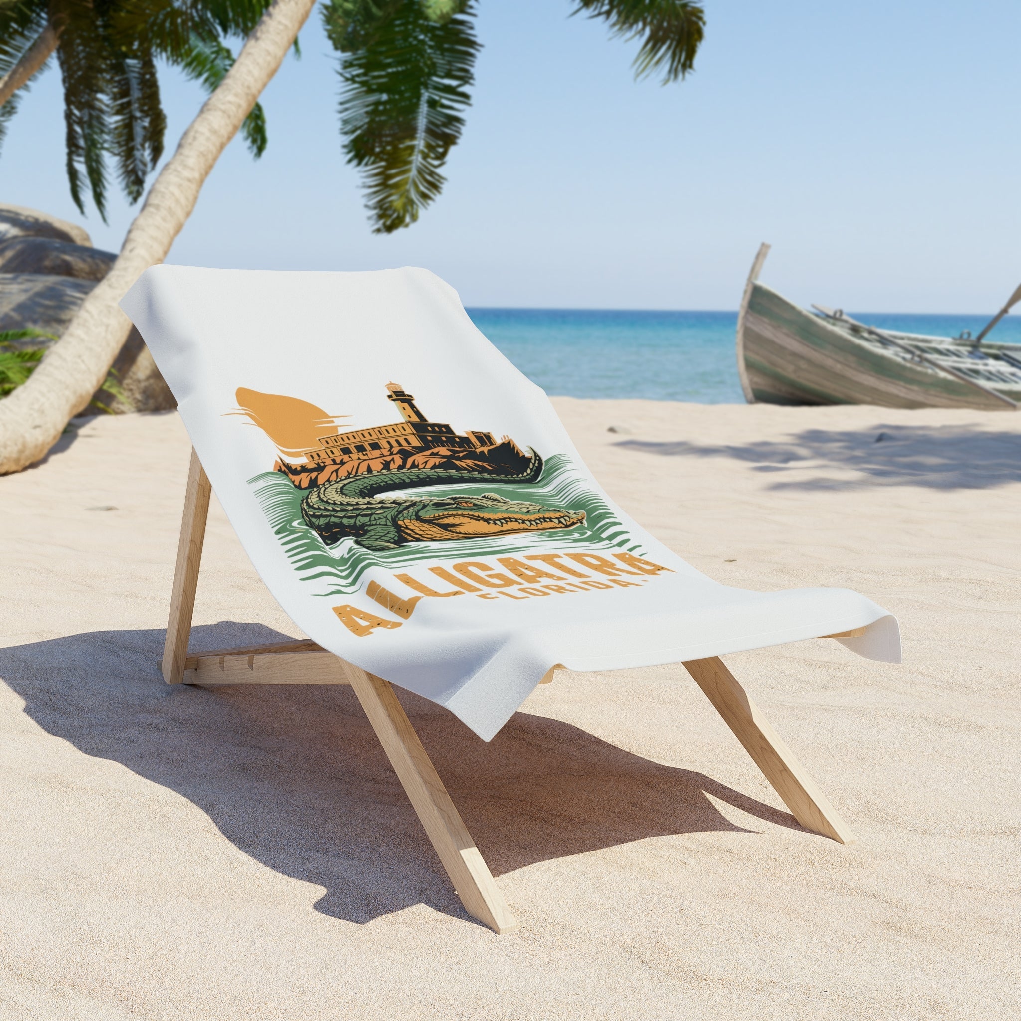 Exclusive: Alligatraz Florida Beach Towel - PatriotDepot.com