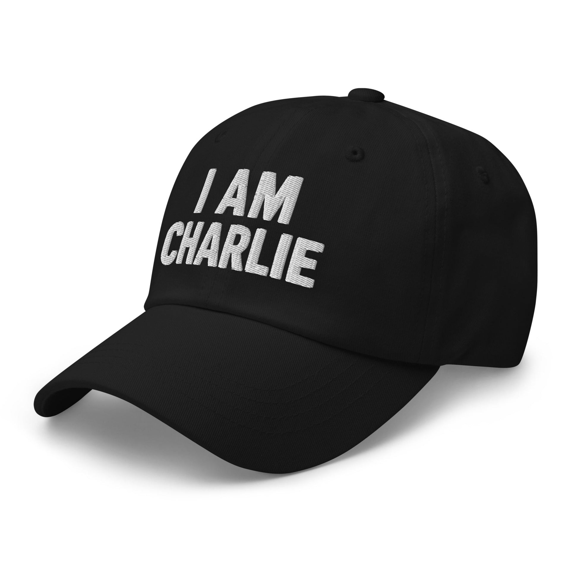 Exclusive: I Am Charlie | Sept. 10, 2025 | Custom Embroidered Hat - PatriotDepot.com