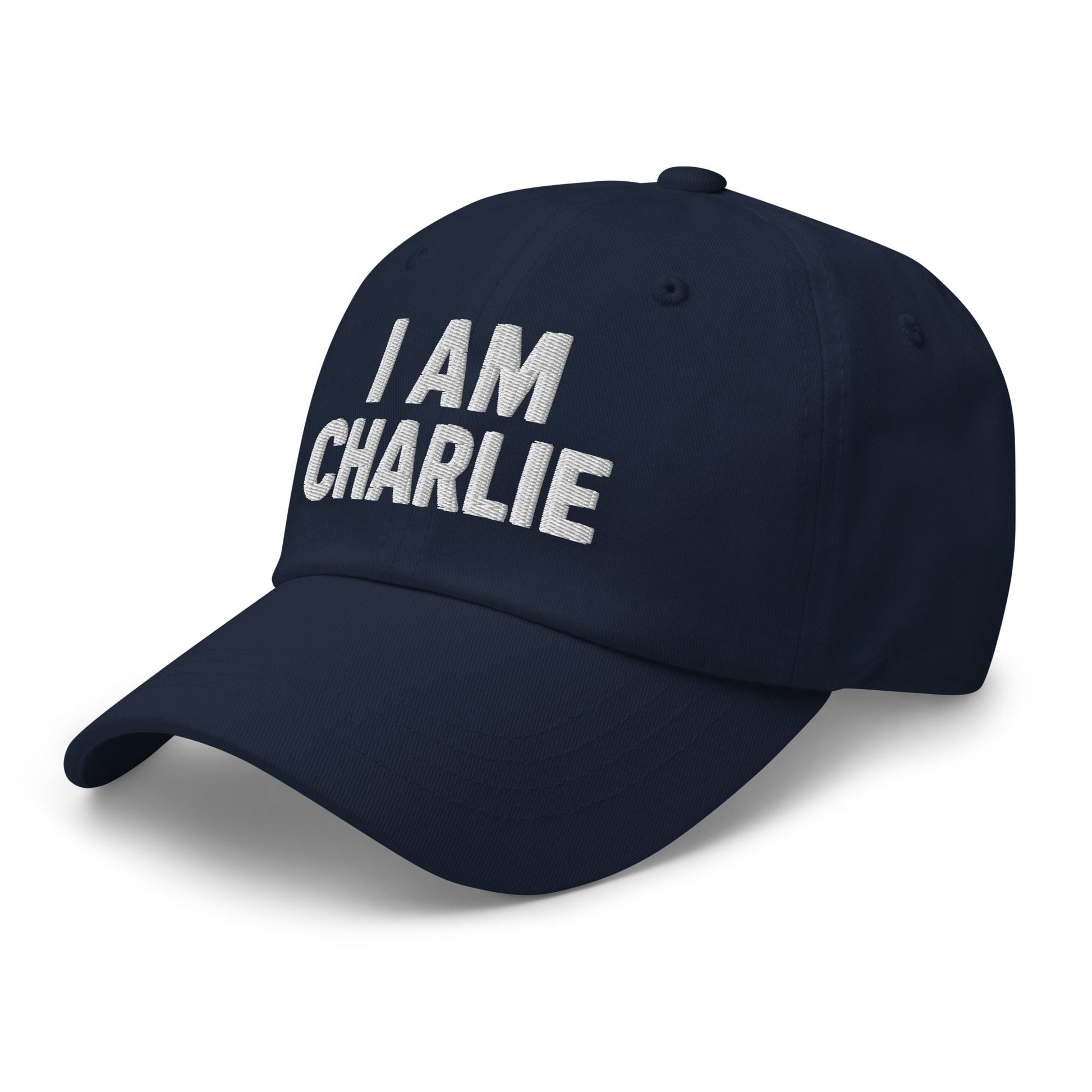 Exclusive: I Am Charlie | Sept. 10, 2025 | Custom Embroidered Hat - PatriotDepot.com