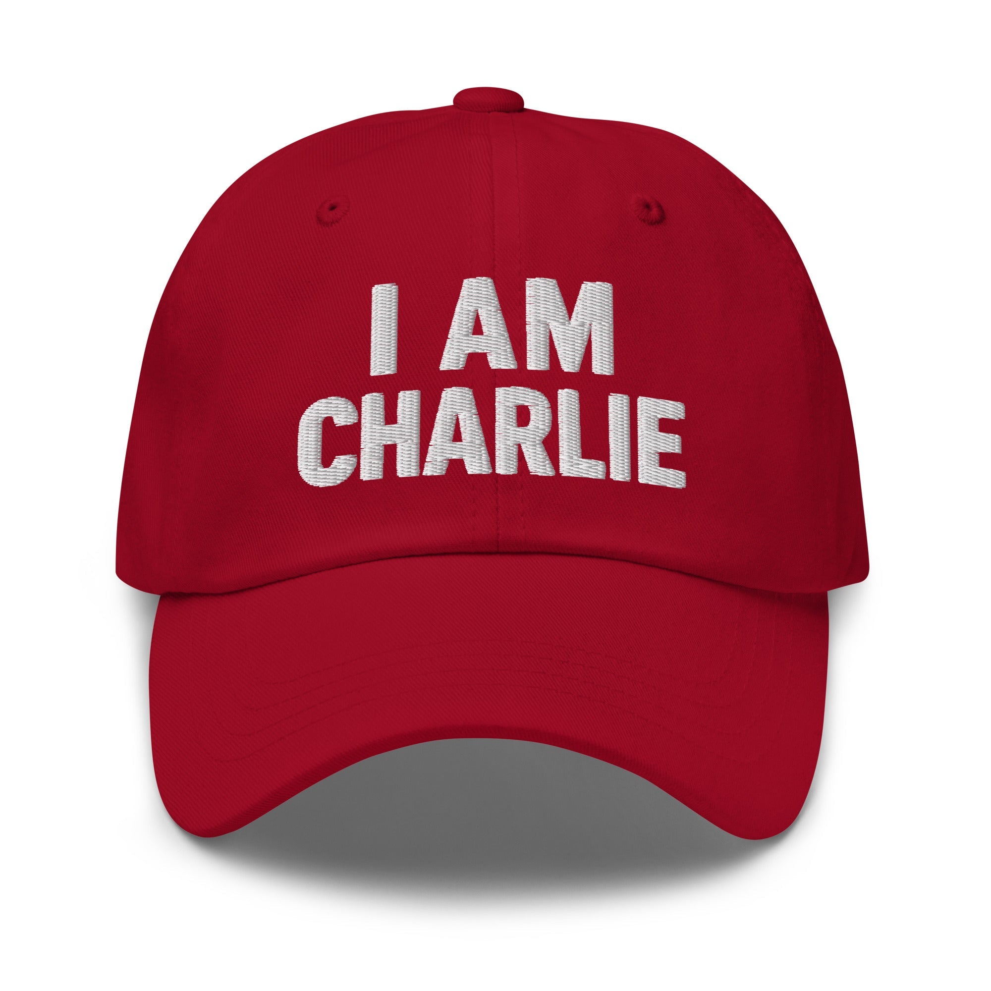Exclusive: I Am Charlie | Sept. 10, 2025 | Custom Embroidered Hat - PatriotDepot.com