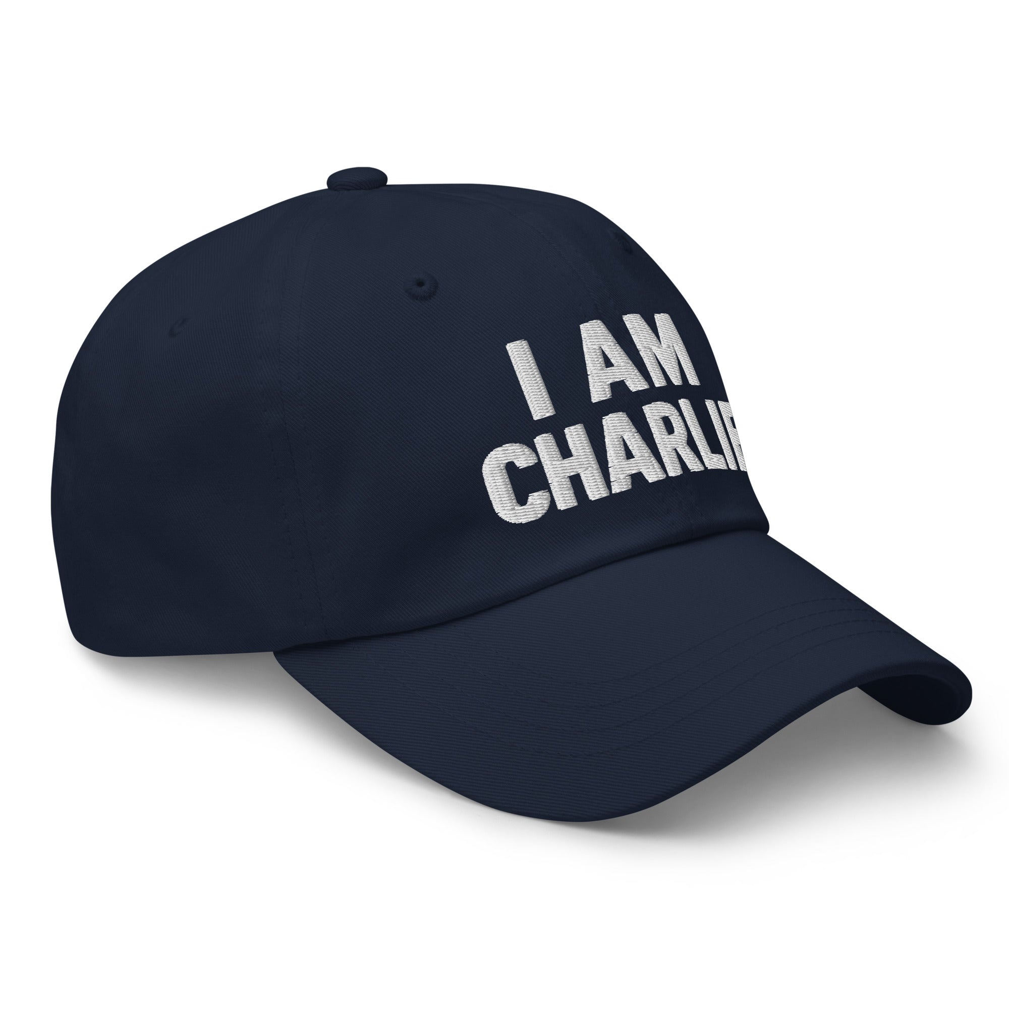 Exclusive: I Am Charlie | Sept. 10, 2025 | Custom Embroidered Hat - PatriotDepot.com
