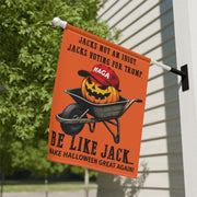 Exclusive: Jacks Not an Idiot. Jacks Voting for Trump Flag (Garden & Banner Sizes) - PatriotDepot.com