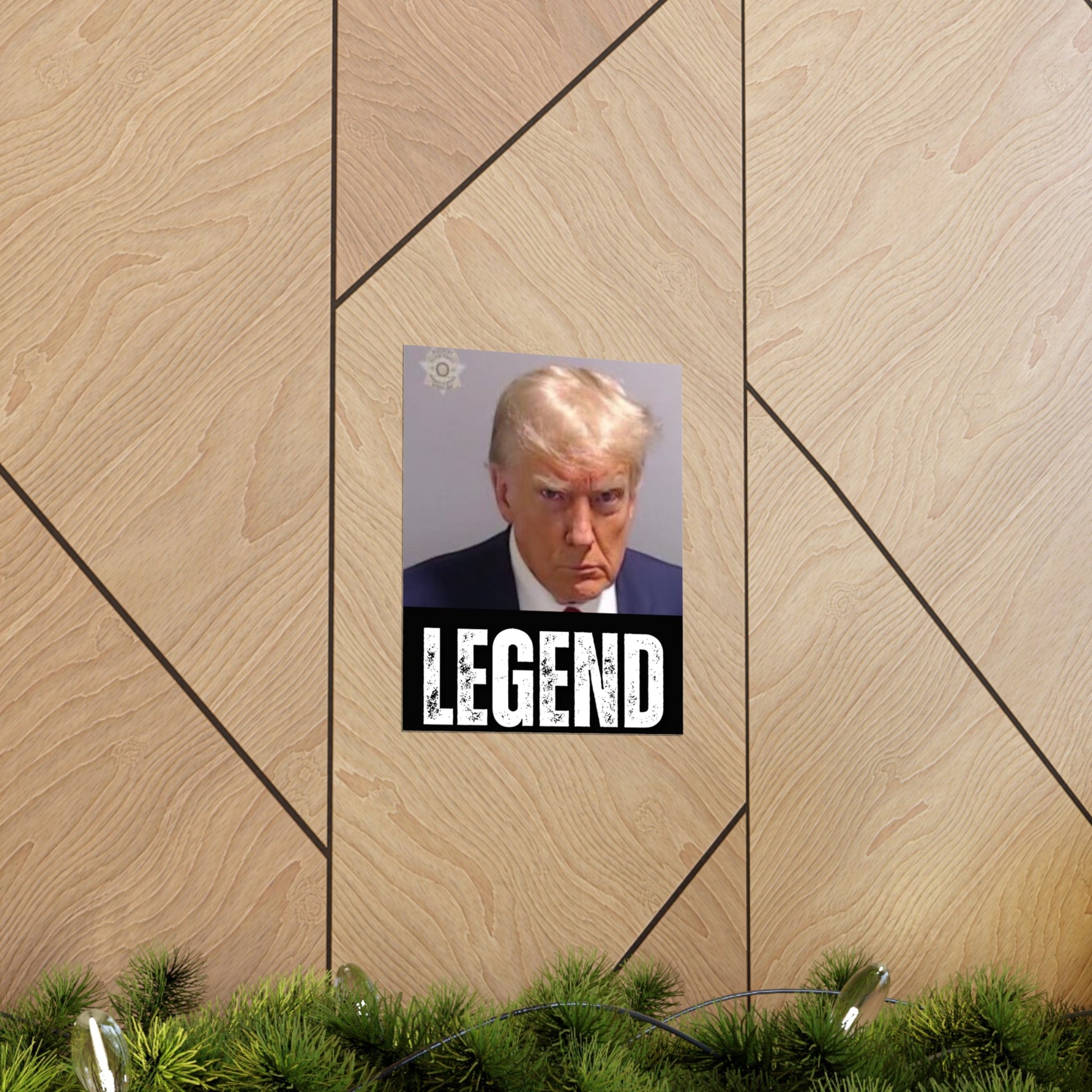 Exclusive "Legend" Trump Mugshot Premium Matte Poster (2 Sizes) - PatriotDepot.com