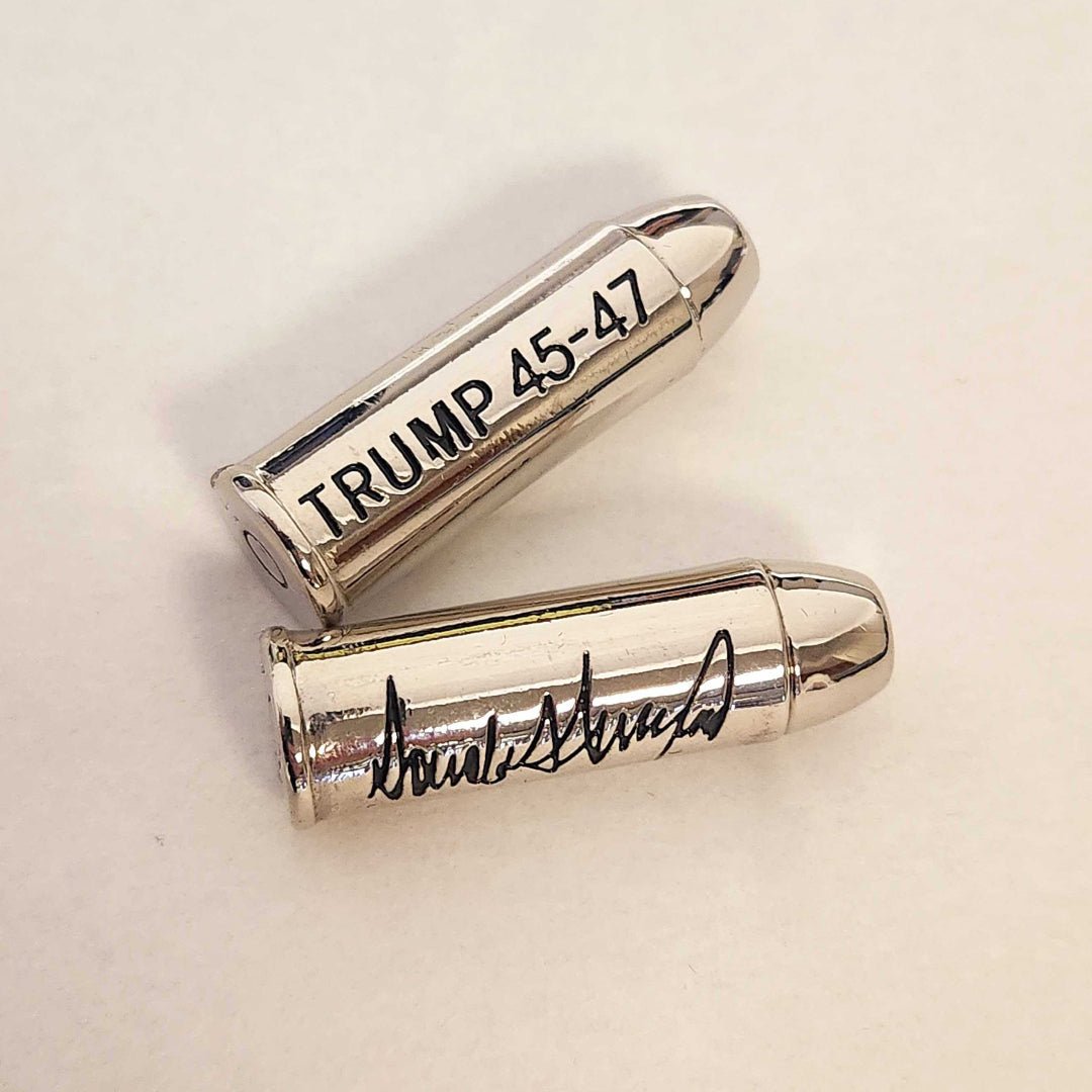 Exclusive: President Trump 45 - 47 Caliber Cartridge in Jewelry Case - PatriotDepot.com