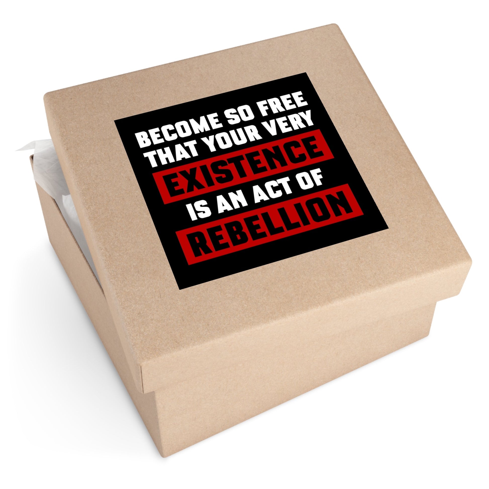 Existence is an Act of Rebellion Sticker (Indoor\Outdoor) - PatriotDepot.com