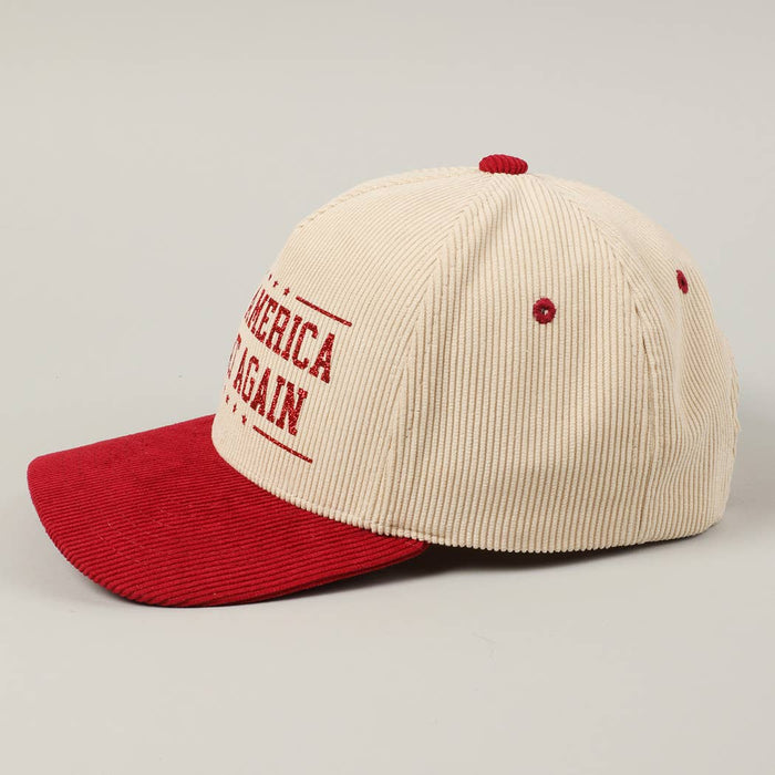 Premium Make America Great Again Corduroy Hat