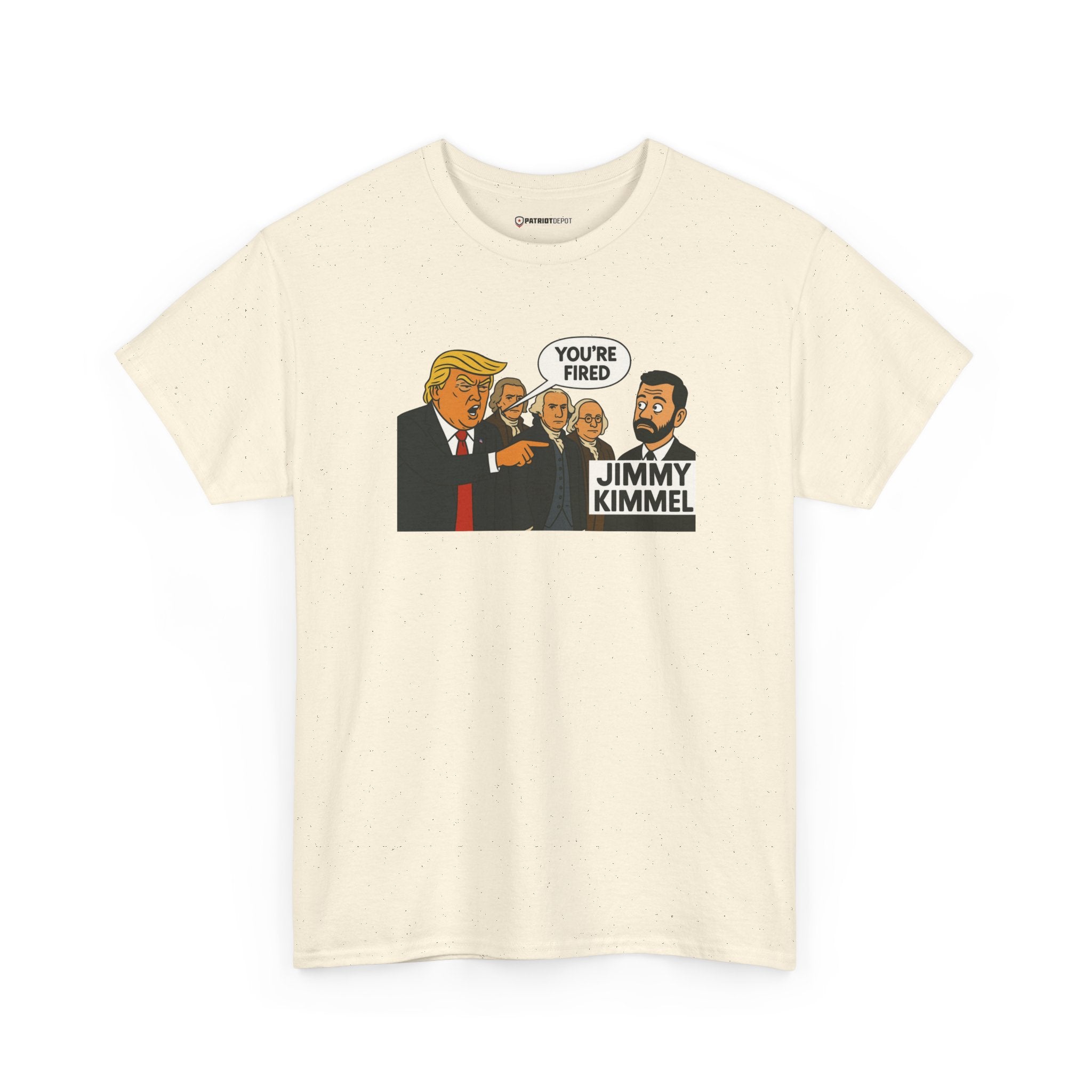 FAFO Jimmy Kimmel’s Wake - Up Call T-Shirt | Charlie Kirk - PatriotDepot.com