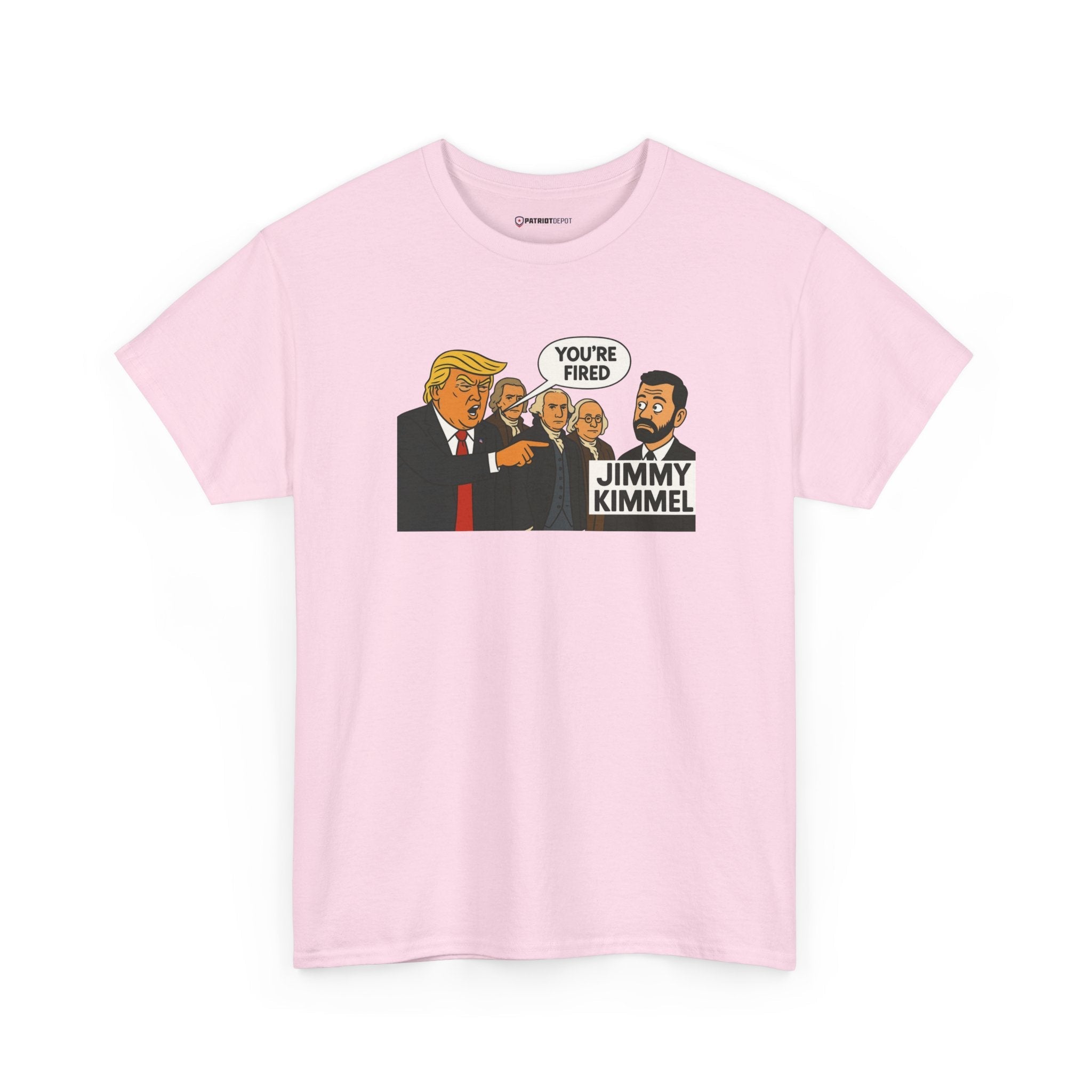 FAFO Jimmy Kimmel’s Wake - Up Call T-Shirt | Charlie Kirk - PatriotDepot.com