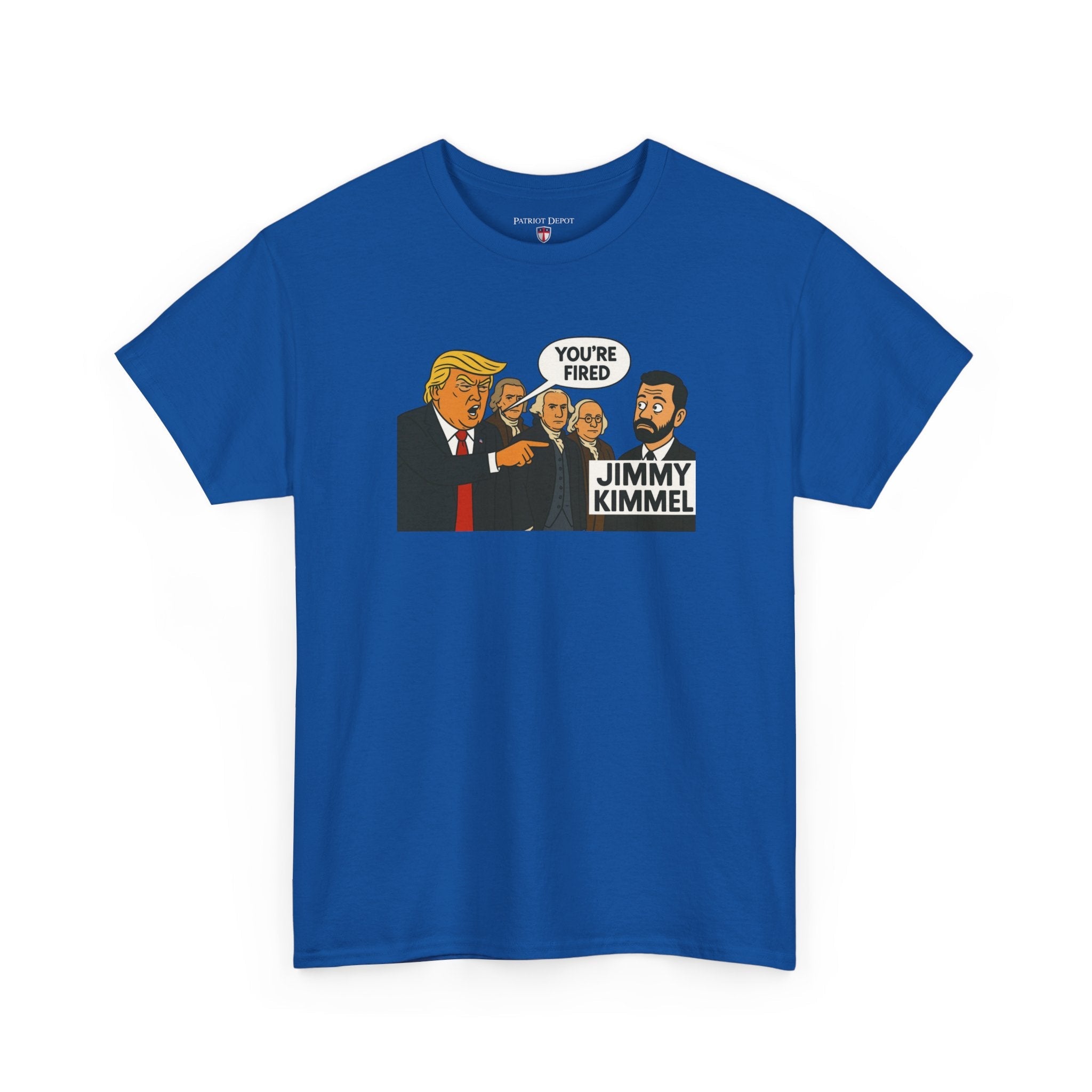 FAFO Jimmy Kimmel’s Wake - Up Call T-Shirt | Charlie Kirk - PatriotDepot.com