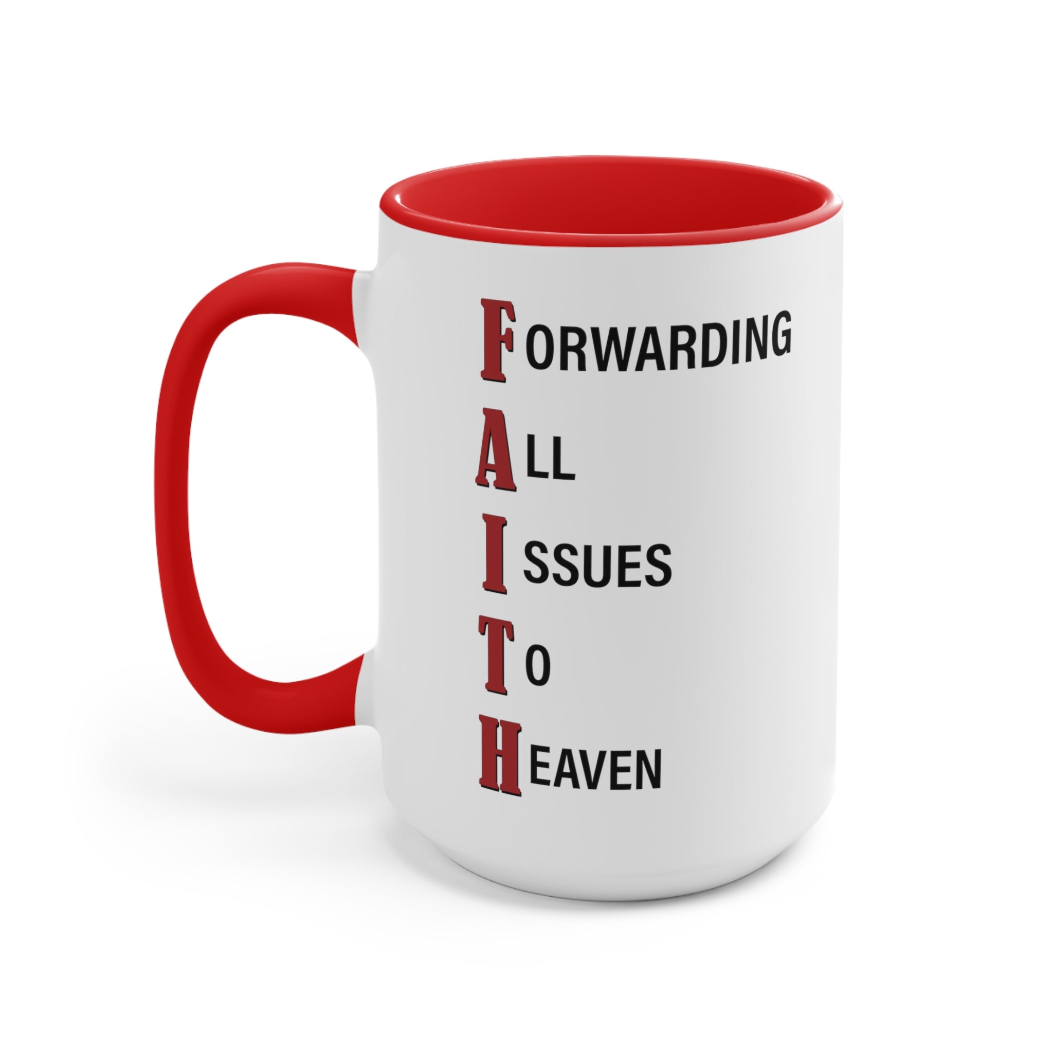 FAITH Mug (2 sizes, colors) - PatriotDepot.com