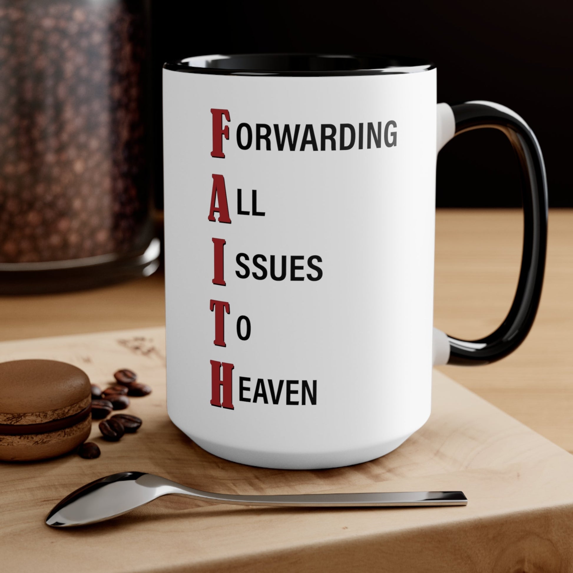 FAITH Mug (2 sizes, colors) - PatriotDepot.com