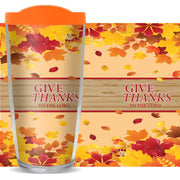 Fall "Give Thanks" 16oz Tumbler - PatriotDepot.com