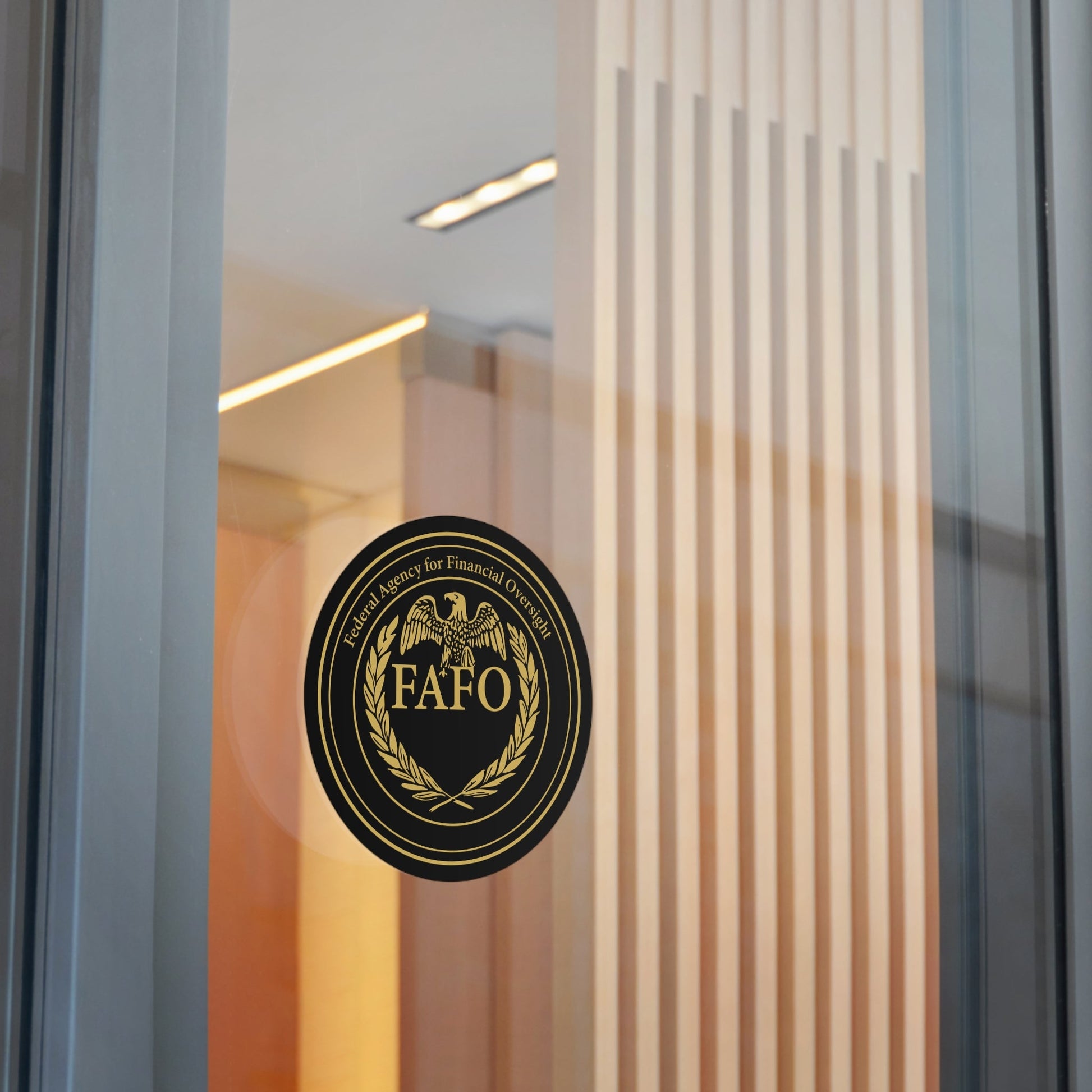 Federal Agency for Financial Oversight "FAFO" Vinyl Sticker (3 Sizes) - PatriotDepot.com